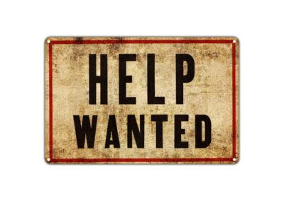 help wanted sign